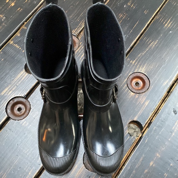 Coach Mid Calf Boots with Buckle Hardware - Picture 6 of 10